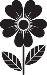 vector illustration of a sunflower