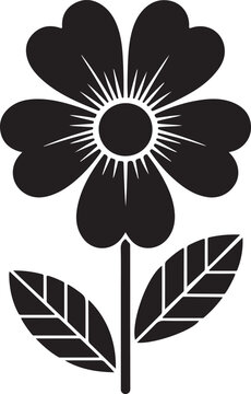 vector illustration of a sunflower