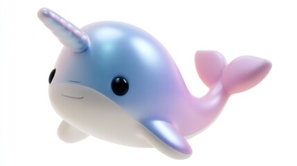 Cute narwhal illustration