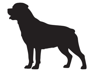 ROTTWEILER DOG SILHOUETTE