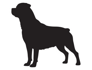 ROTTWEILER DOG SILHOUETTE