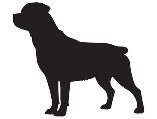 ROTTWEILER DOG SILHOUETTE