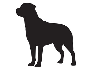 ROTTWEILER DOG SILHOUETTE