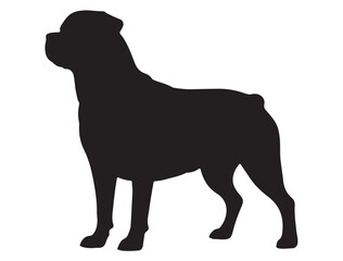 ROTTWEILER DOG SILHOUETTE