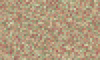 Fototapeta premium Abstract mosaic background. Subtle color variations in a repeating square pattern create a textured, calming visual.