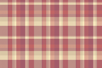 Duvet cover check textile vector, hanukkah seamless background pattern. Suit texture tartan plaid fabric in red and light colors.