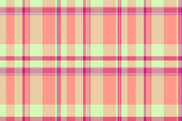 Present background textile seamless, thin texture pattern plaid. Rich tartan vector fabric check in red and light colors.