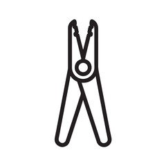 Clothespin Vector Icon