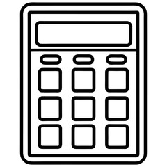 Minimal Calculator Finance Icon