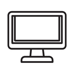 Computer Monitor Vector Icon