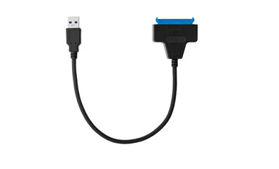 A SATA to USB 3.0 adapter cable enables easy hard drive connectivity. Its compact design is ideal...
