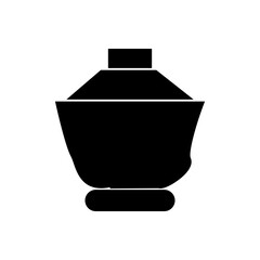 ceramic bowl isolated on white