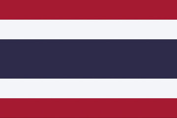 National flag of Thailand close up. State origin.