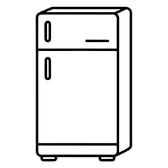 Minimal Fridge Line Icon