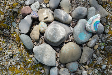 Colorful Stones with 