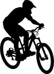 Fototapeta premium mountain biking, cycling, bike rider, outdoor vector bundle