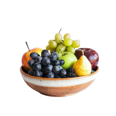 Bowl of assorted fresh fruit