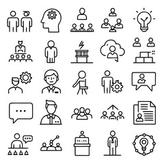 business people icons