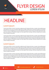 A4 Flyer Design Template.eps