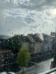 rain drops on window