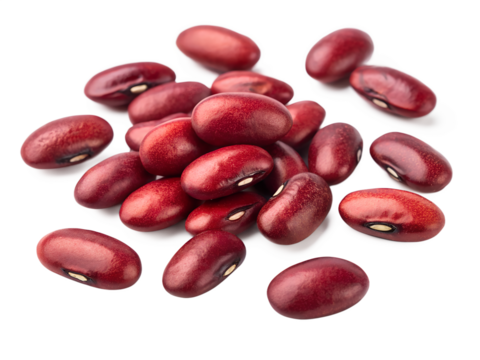 Red Bean Seeds Isolated: Vibrant Legumes for Cooking & Planting