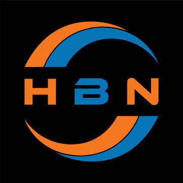 HBN letter design. HBN letter technology logo design. HBN Monogram logo design for entrepreneur and business	
