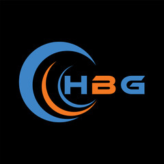 HBG letter design. HBG letter technology logo design. HBG Monogram logo design for entrepreneur and business	
