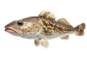 Naklejka premium Cod isolated on white background