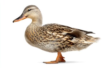  Duck isolated on white background