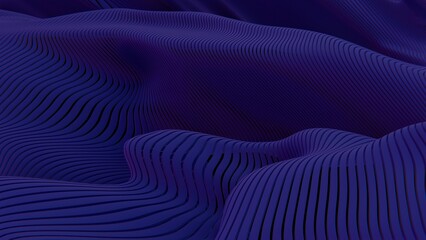 Naklejka premium a purple background with wavy lines