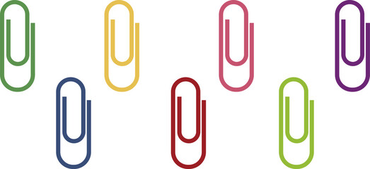 Assorted Color Paper Clips