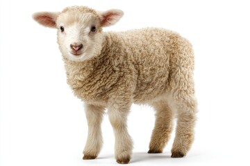 Obraz premium Lamb isolated on white background