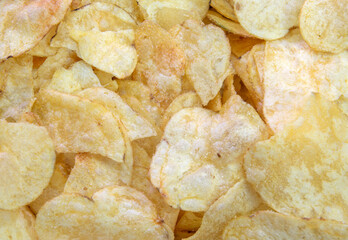 Potato chips/crisps background
