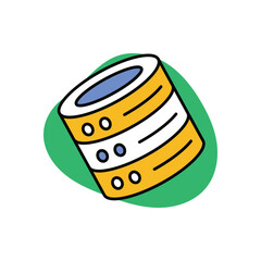 Server Icon vector stock illustration