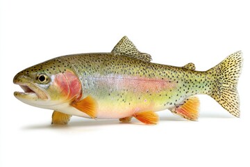 Obraz premium Trout isolated on white background