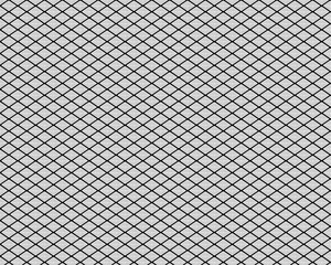 Close up view of a black diamond pattern mesh texture