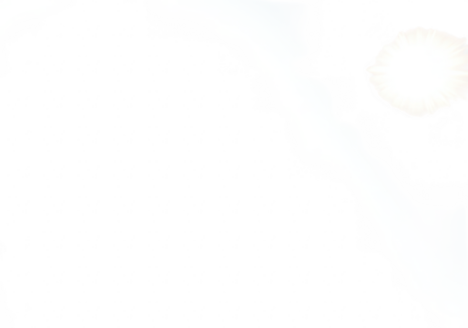 A bright sun flare radiates light and warmth across a clean transparent background, creating a soft, blurred bokeh effect