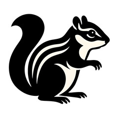 Chipmunk silhouette victor style 