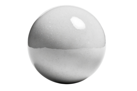 Glossy orb of wonder on black background Abstract concept art modern design and stylish sphere in