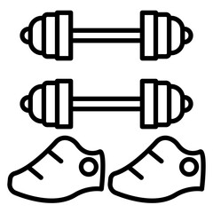 Fitness Vector Icon