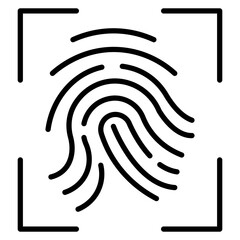 Fingerprints Vector Icon