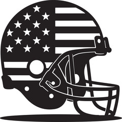 American football helmet on white background, helmet, football, sport, protection, equipment, isolated, american football, white, hockey, safety, vector, mask, team, blue, game, sports, illustration, 