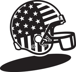 American football helmet on white background, helmet, football, sport, protection, equipment, isolated, american football, white, hockey, safety, vector, mask, team, blue, game, sports, illustration, 