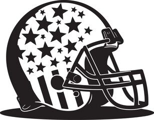 American football helmet on white background, helmet, football, sport, protection, equipment, isolated, american football, white, hockey, safety, vector, mask, team, blue, game, sports, illustration, 