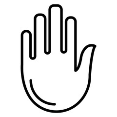 Hand Vector Icon