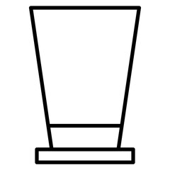 Glass Vector Icon
