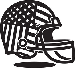 American football helmet on white background, helmet, football, sport, protection, equipment, isolated, american football, white, hockey, safety, vector, mask, team, blue, game, sports, illustration, 