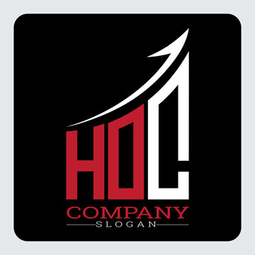 HDC logo design, HDC Company Logo Design Growth vector, HDC Upward Arrow Business Success Logo vector, HDC Corporate Branding Logo, HDC simple and modern logo, HDC business finance logo design, etc.