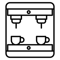 Coffee Machine Vector Icon