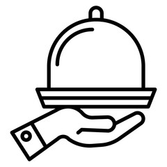 Platter Vector Icon